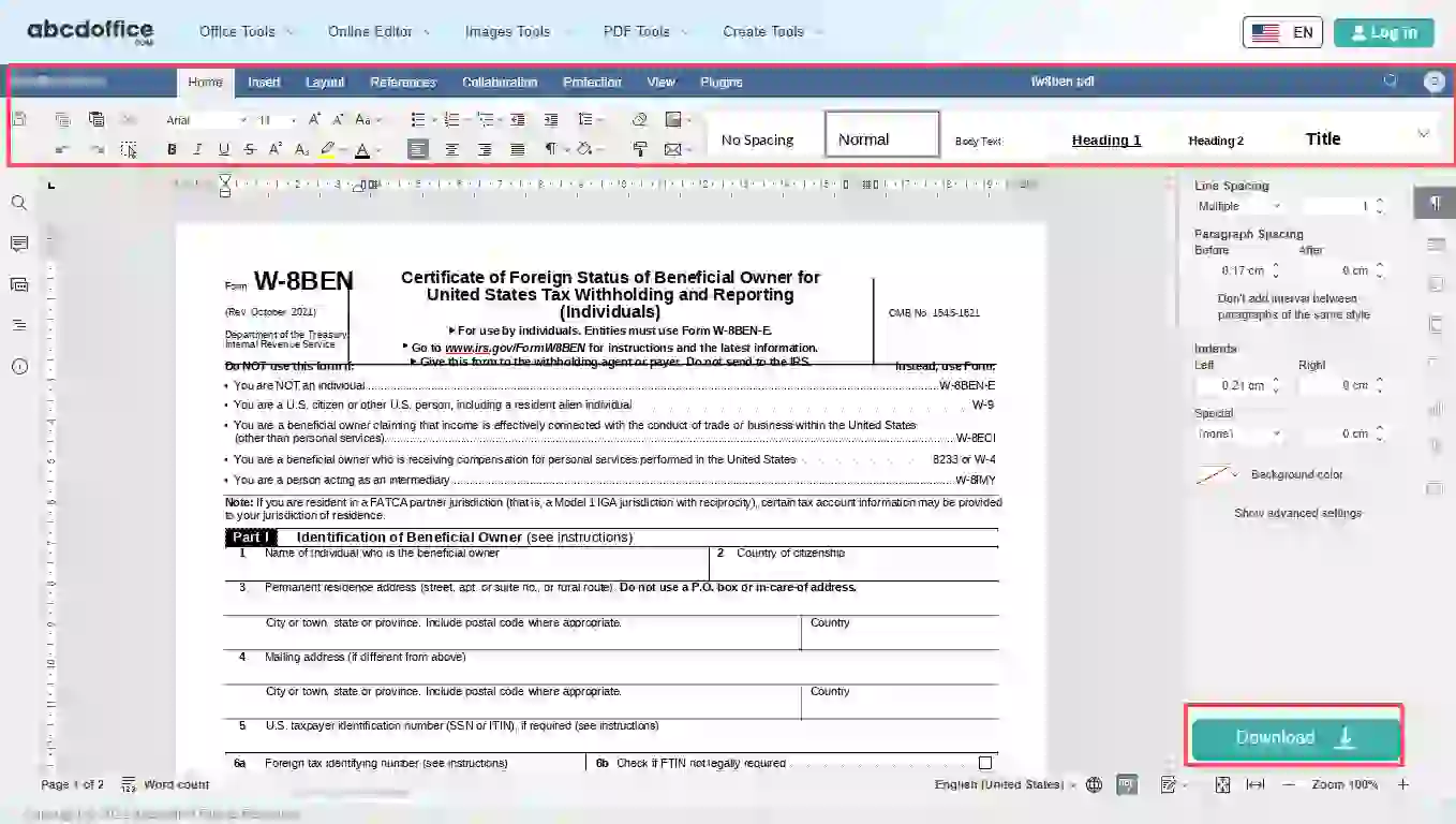 Schritt 3: Im Online-PDF-Editor bearbeiten