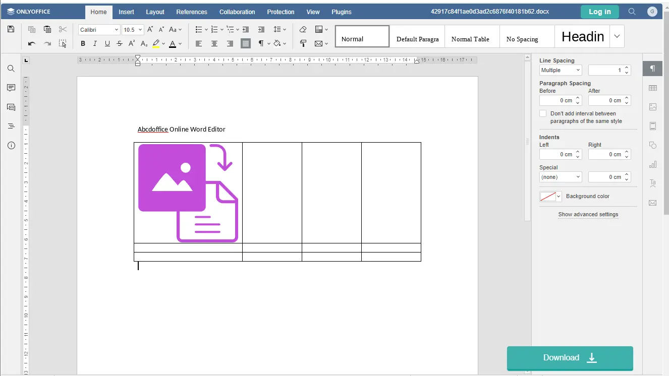 Schritt 3: Im ODF-Editor online bearbeiten