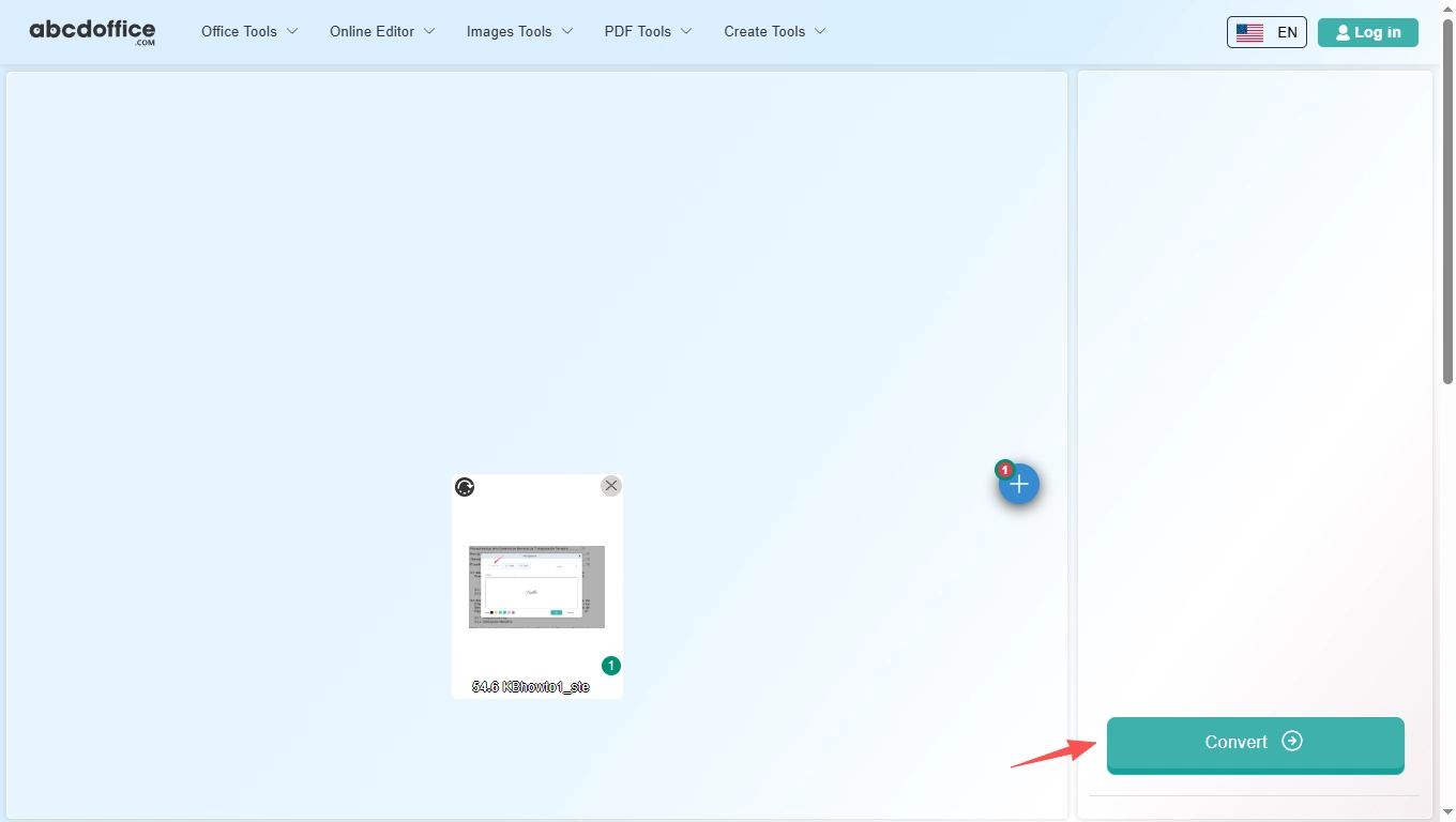 Schritt 3: PNG online in Word konvertieren